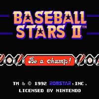 Baseball Stars 2 Title Screen
